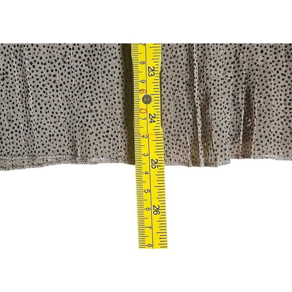 Adriana Papell Crinkle Sleeveless Top Size Medium - Picture 6 of 6